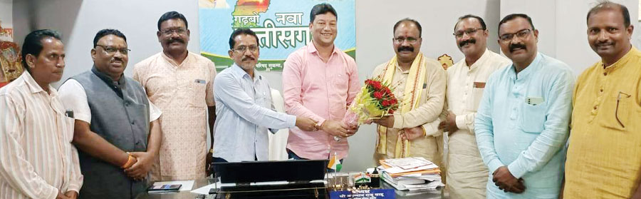 छत्तीसगढ़ साहू संघ के प्रदेश उपाध्यक्ष भुनेश्वर पहुंचे सुकमा