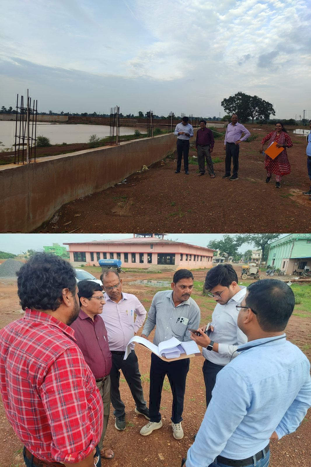 जांच दलों ने देवरीडीह जलाशय व कबीर सागर का किया निरीक्षण