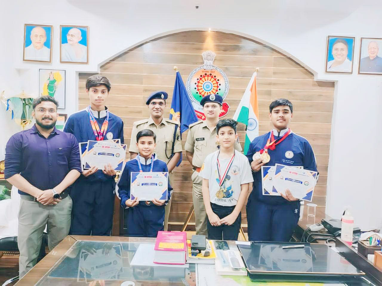 नेशनल जुजित्सु मार्शल आर्ट में स्वर्ण व रजत पदक जीते