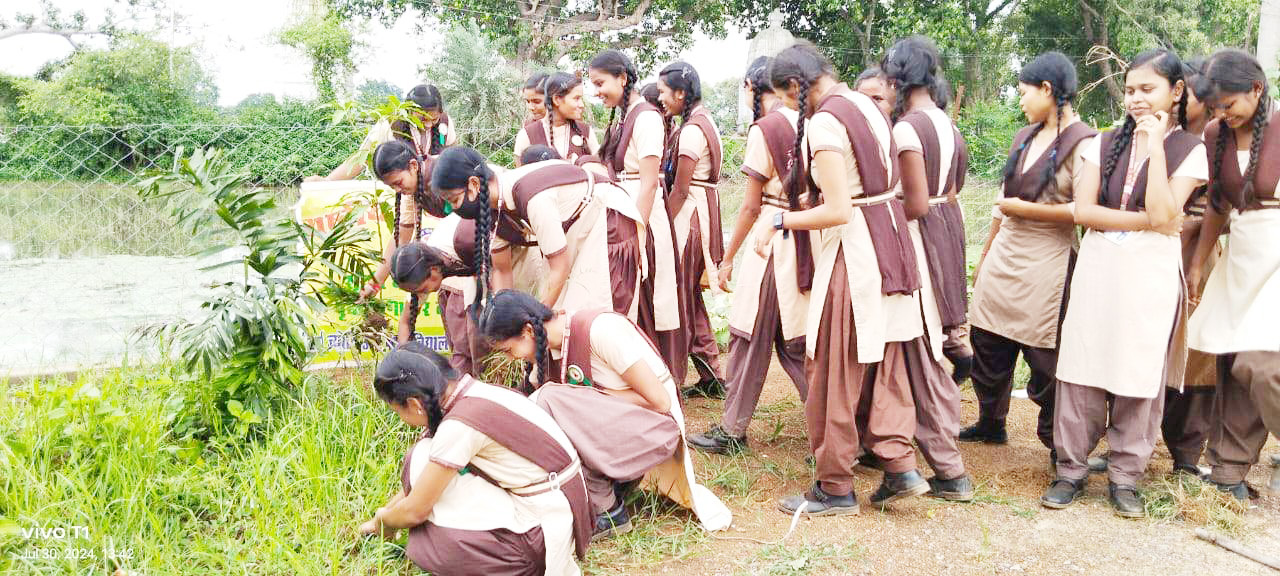 एक पेड़ माँ के नाम पर पौधरोपण