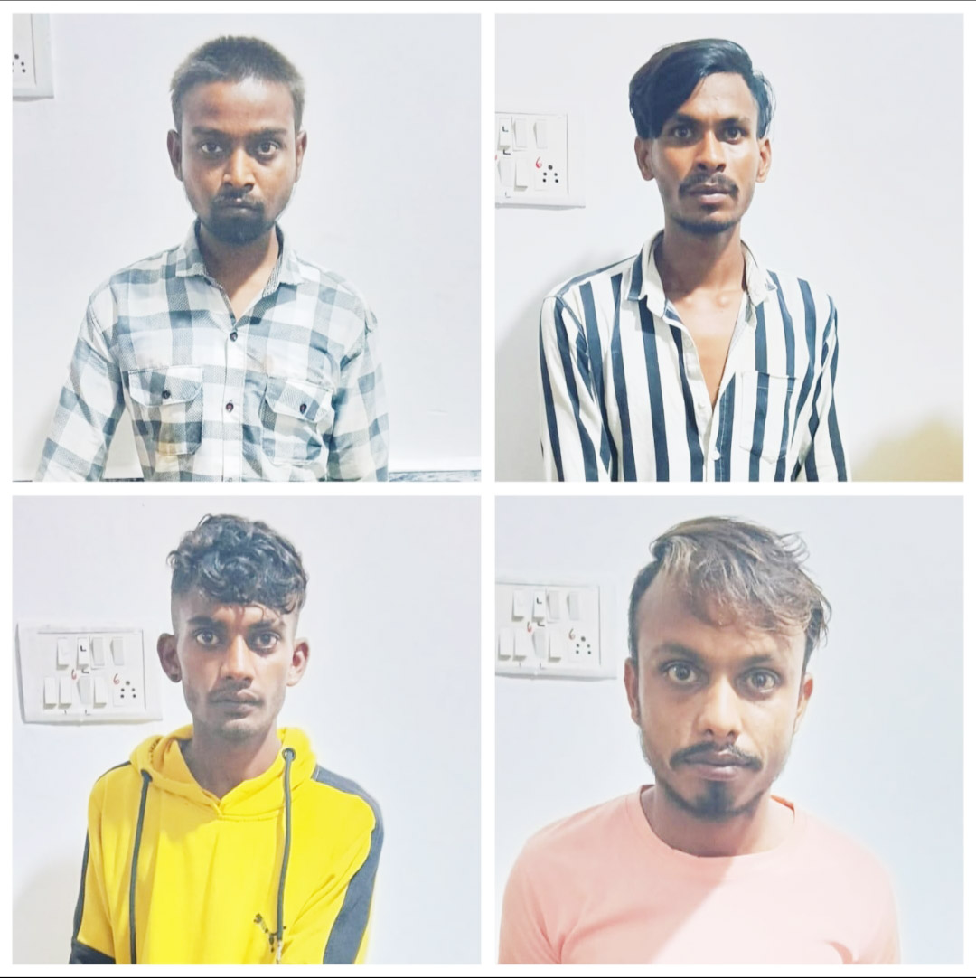बाइक चोर गिरोह का पर्दाफाश, 4 बंदी बाइक चोर गिरोह का पर्दाफाश, 4 बंदी