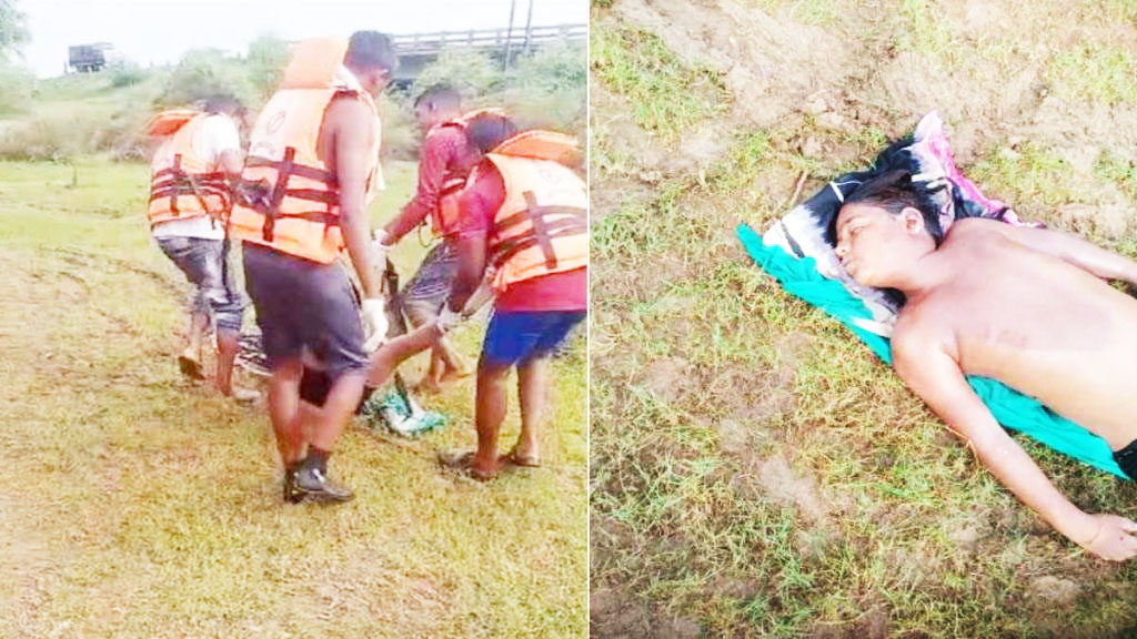 नाले में बहे नाबालिग की 24 घंटे बाद मिली लाश