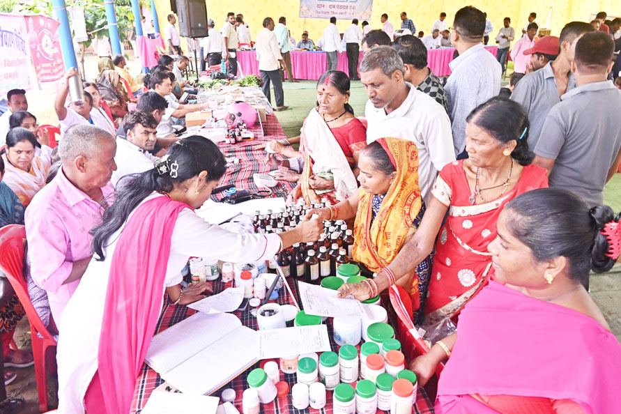 रांवा जनसमस्या निवारण शिविर में 158 आवेदनों का निराकरण