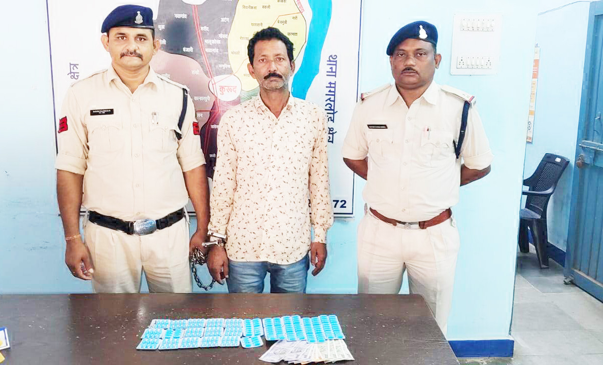 नशीली कैप्सूल संग आरोपी गिरफ्तार