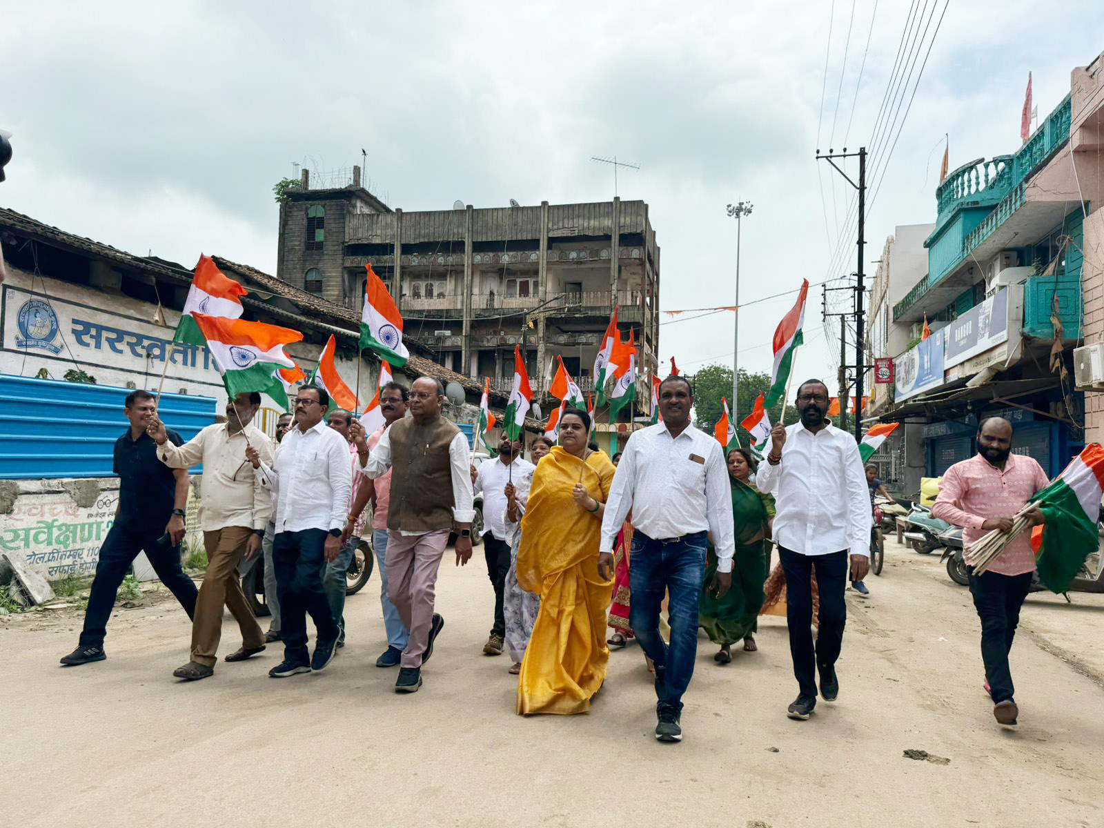 विधायक ने किया हर घर तिरंगा यात्रा का शुभारंभ 