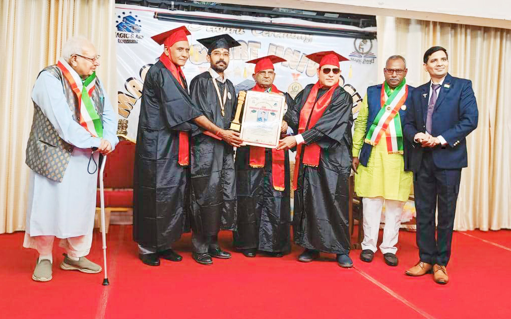 जगदीश कुमार साहू को डॉक्टरेट की मानद उपाधि