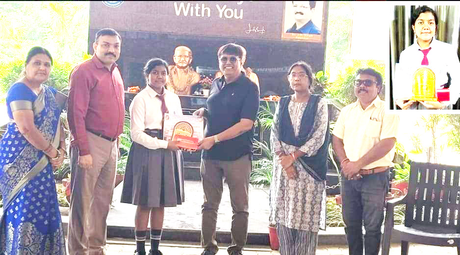 साक्षी ने व्याख्यान माला में  दी सराहनीय प्रस्तुति