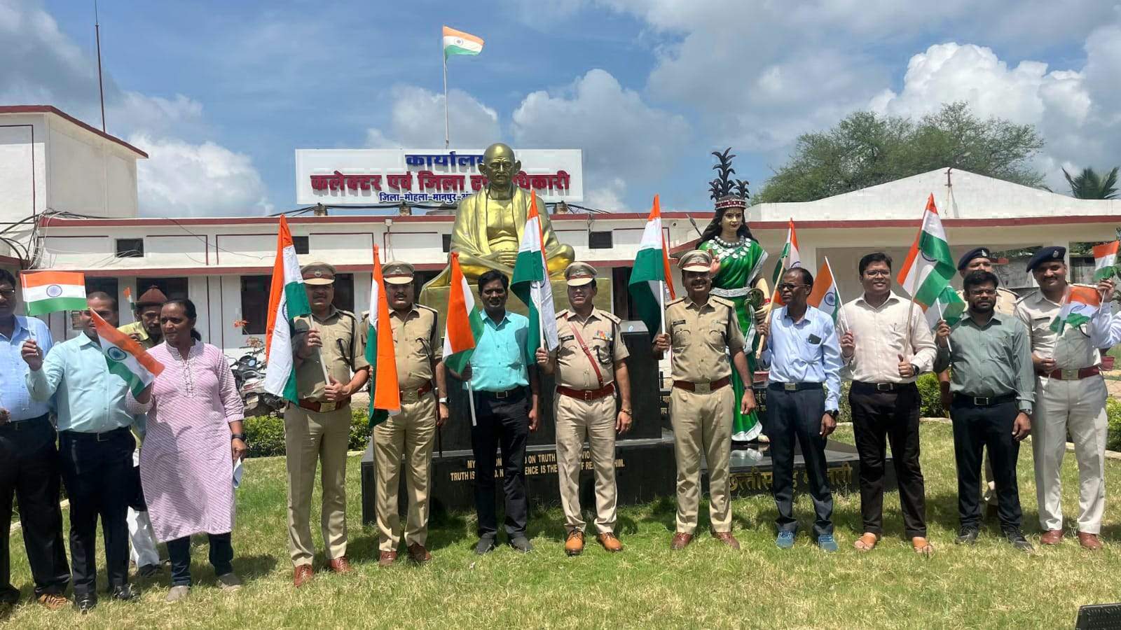 नागरिकों को दिया राष्ट्रप्रेम का संदेश