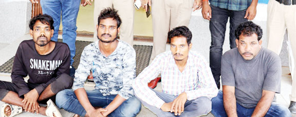 दुकान से धान बीज चोरी, 4 आरोपी गिरफ्तार