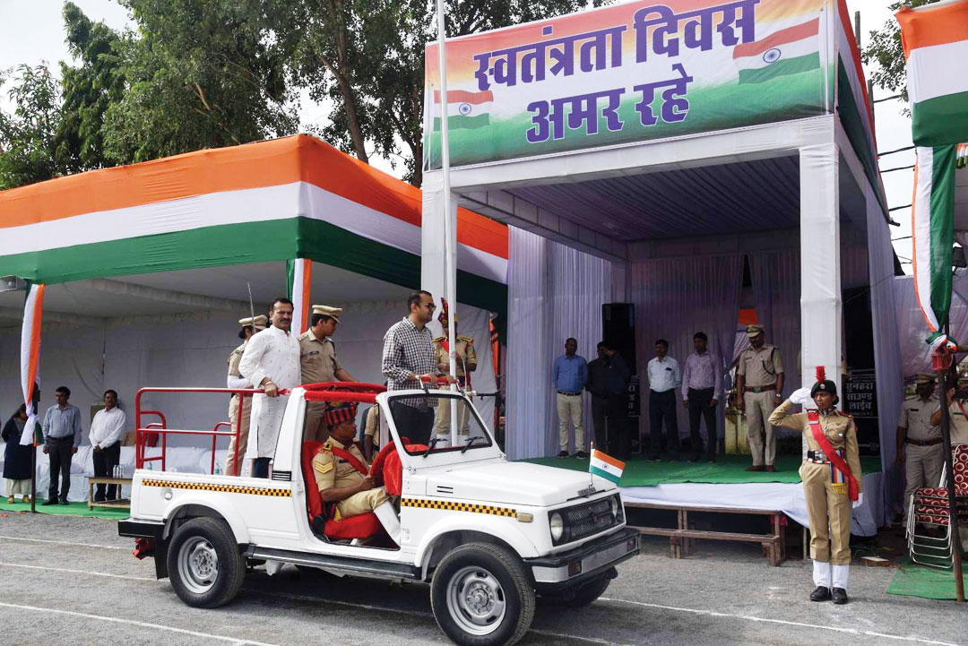 स्वतंत्रता दिवस समारोह का अंतिम रिहर्सल