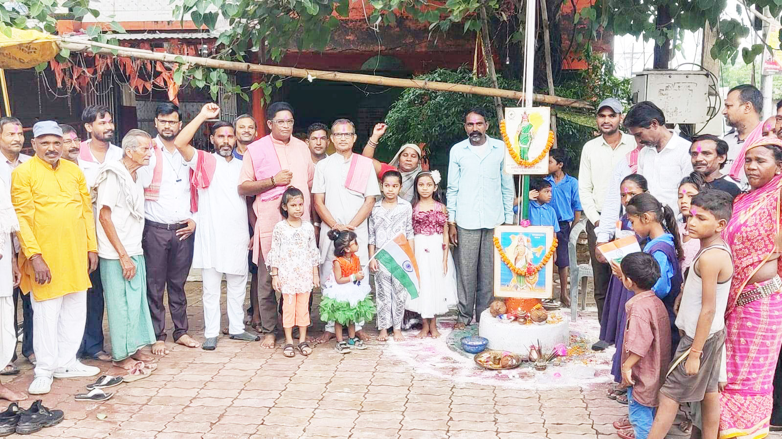 स्वतंत्रता दिवस हर्षोल्लास से मना