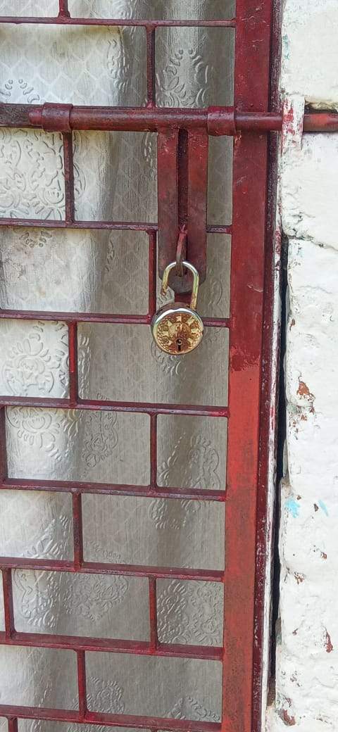 पानाबरस राज के पुरातन मंदिर से आंगादेव गायब