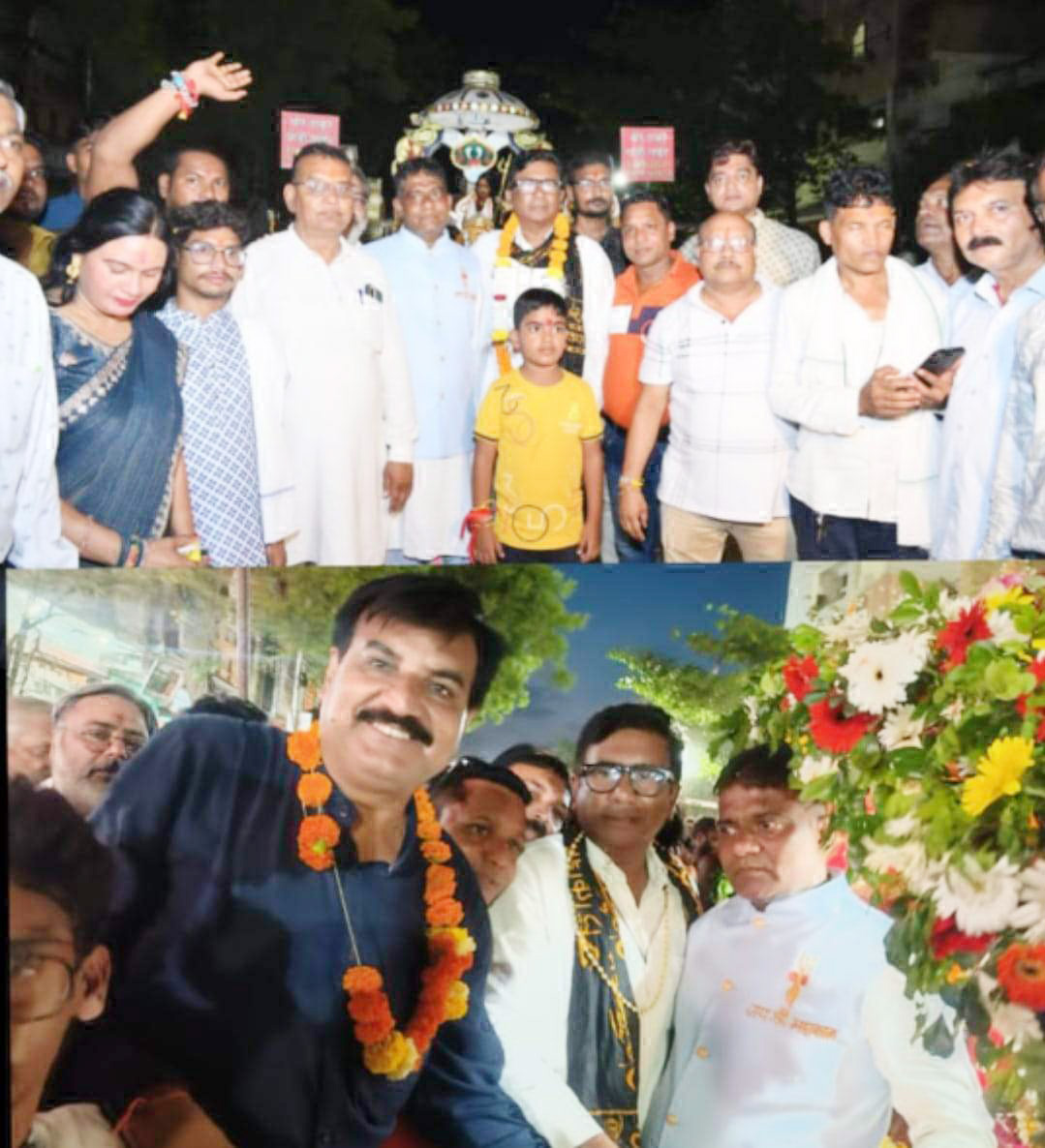 दक्षिण ब्लॉक कांग्रेस ने किया पालकी यात्रा का स्वागत दक्षिण ब्लॉक कांग्रेस ने किया पालकी यात्रा का स्वागत