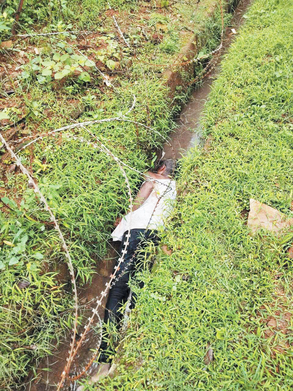 नाली में मिली युवक की लाश