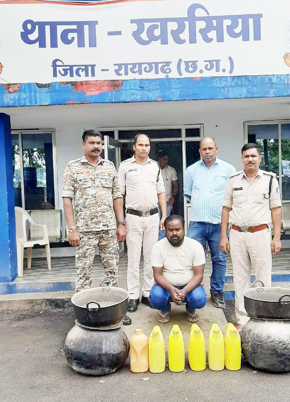 अवैध शराब जब्त, आरोपी गिरफ्तार