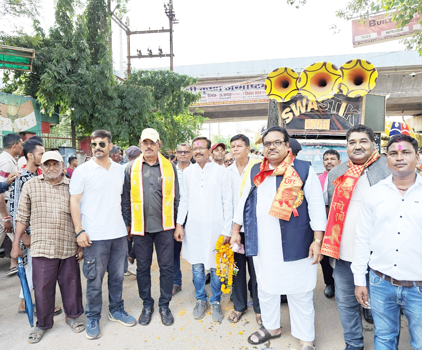 यादव समाज की रैली का हफीज ने किया स्वागत