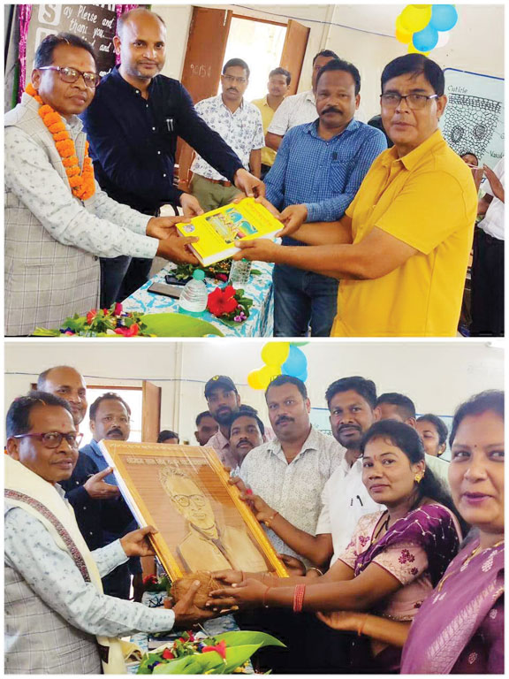 सेवानिवृत्त शिक्षक लाल सिंह को दी विदाई