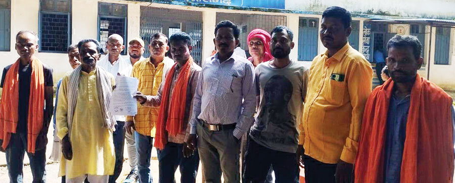 आंगनबाड़ी भवन के लिए प्रस्तावित जमीन पर अवैध कब्जा