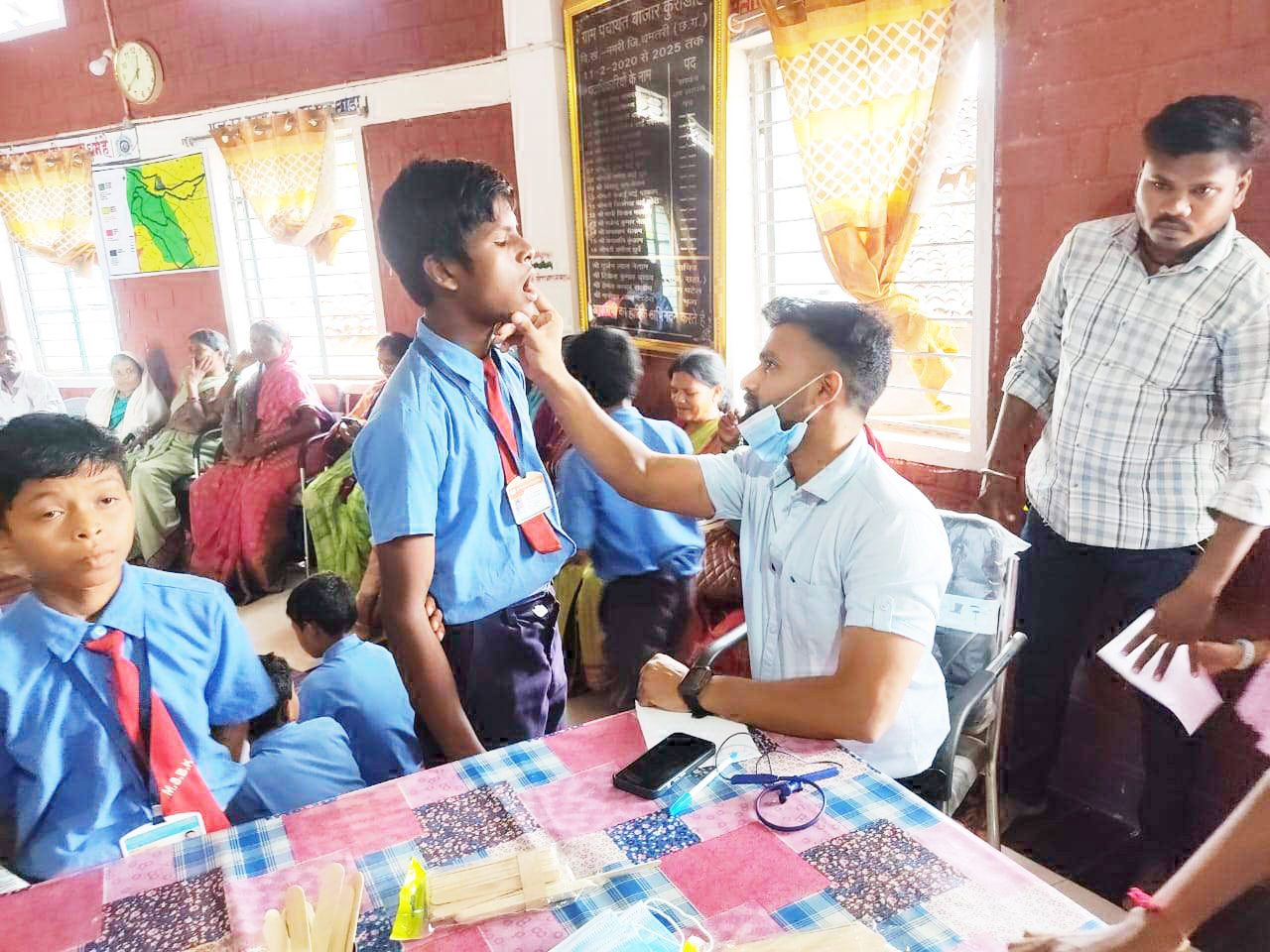 मुख स्वास्थ्य जांच शिविर