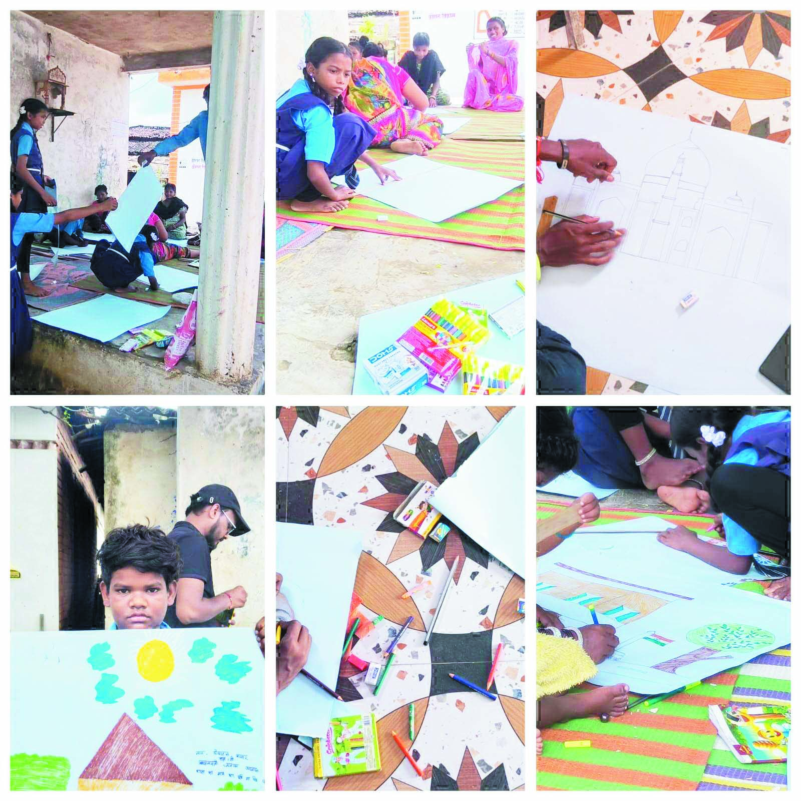 पीएम जनमन के तहत पेंटिग स्पर्धा 