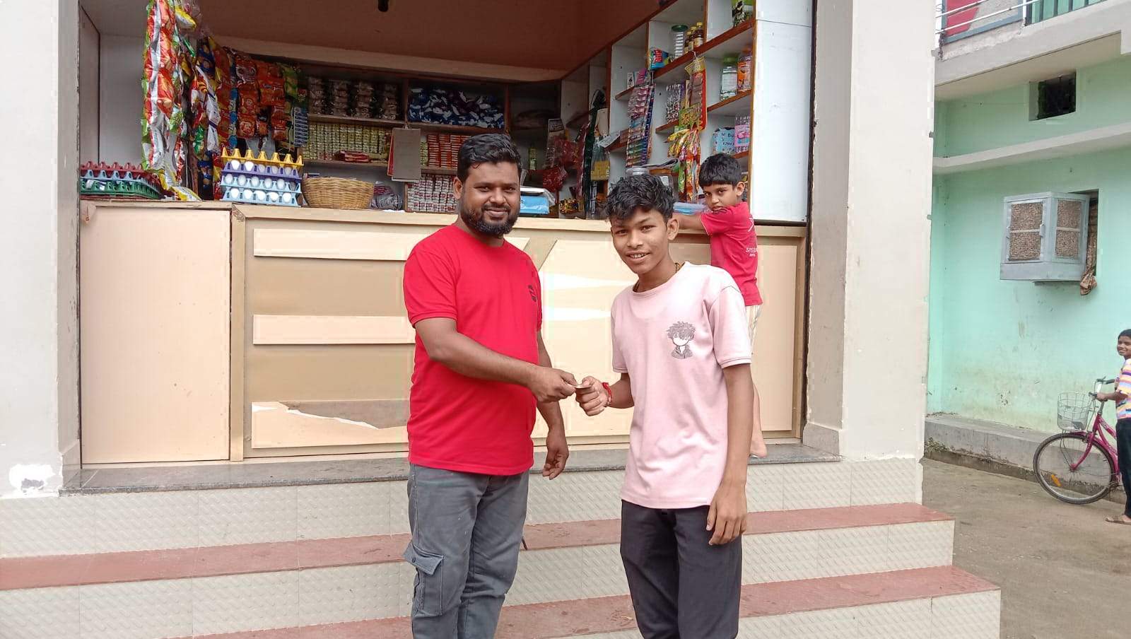 छात्र की गुम राशि लौटाई