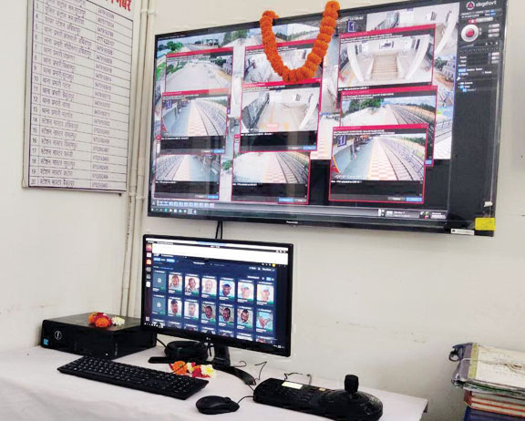 अंबिकापुर रेल्वे स्टेशन भी आया सीसीटीवी निगरानी में