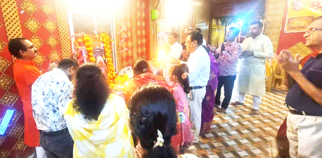 पदयात्री सेवा पंडाल उद्घाटित पदयात्री सेवा पंडाल उद्घाटित
