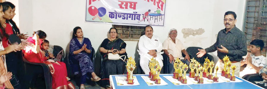 मानसून लीग टेबल टेनिस टूर्नामेंट का पुरस्कार वितरण समारोह मानसून लीग टेबल टेनिस टूर्नामेंट का पुरस्कार वितरण समारोह