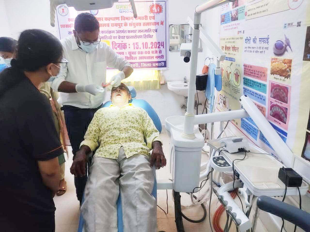 शिविर में 5 मरीजों का पूर्ण दंत प्रत्यारोपण