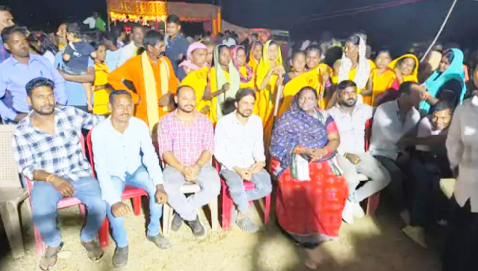 सांस्कृतिक मंच के लिए 3 लाख विधायक निधि से देने की घोषणा