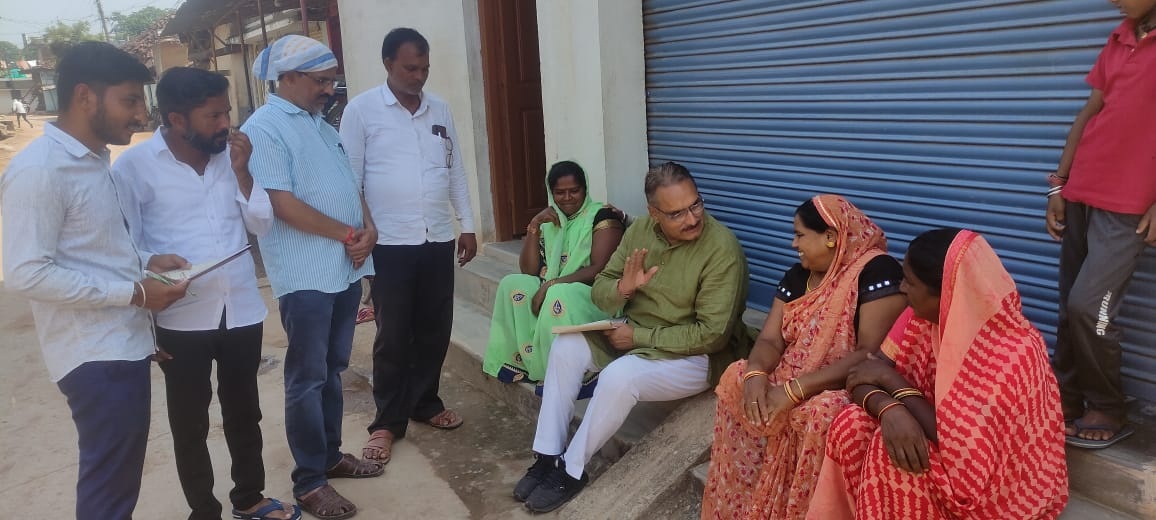 विशेष सदस्यता अभियान में किसान नेता संदीप शर्मा कोपरा पहुंचे
