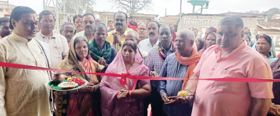 नवीन सामुदायिक भवन का लोकार्पण