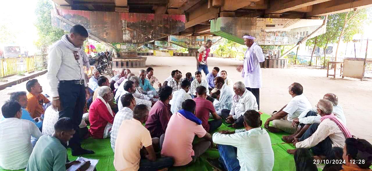 रबी धान को हतोत्साहित न करने किसान संघ ने सौंपा ज्ञापन