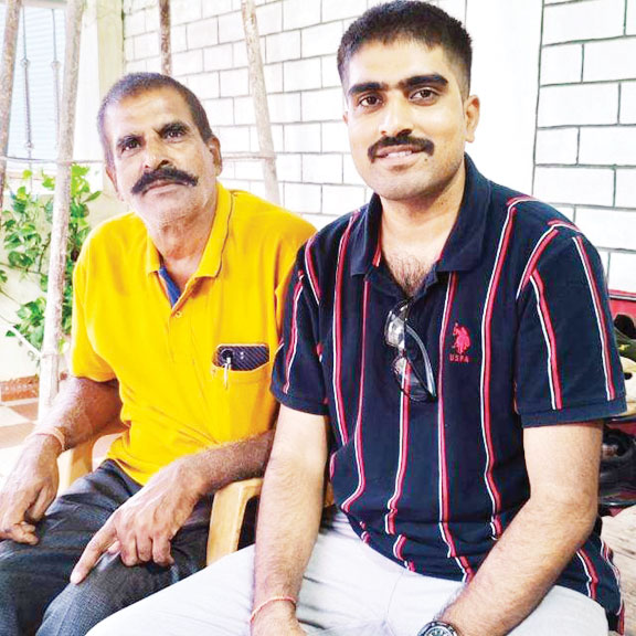 राहुल यादव का सब-इंस्पेक्टर पद पर चयन