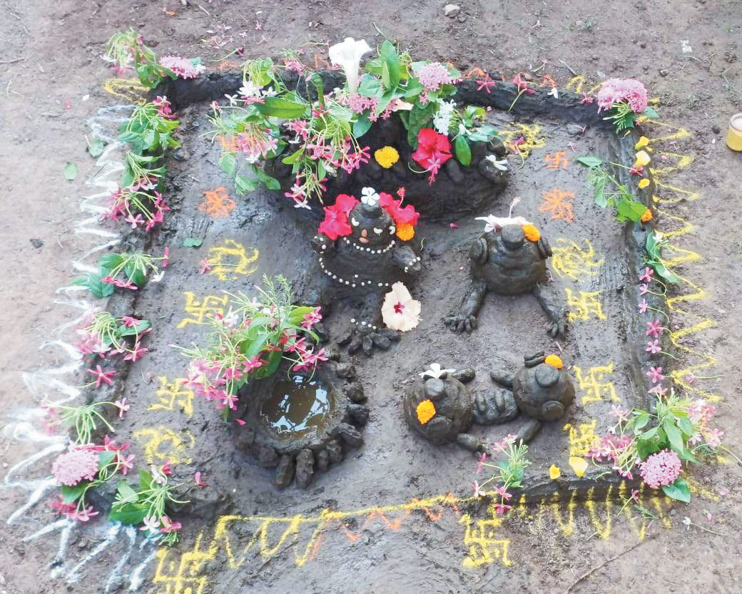 हर्षोल्लास से मना गोवर्धन पूजा