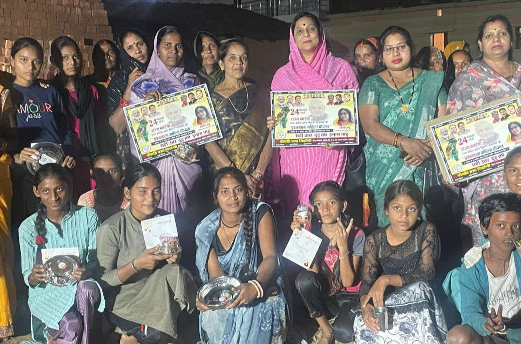 जिपं सदस्य प्रज्ञा निर्वाणी ने किया बोर खनन का भूमिपूजन