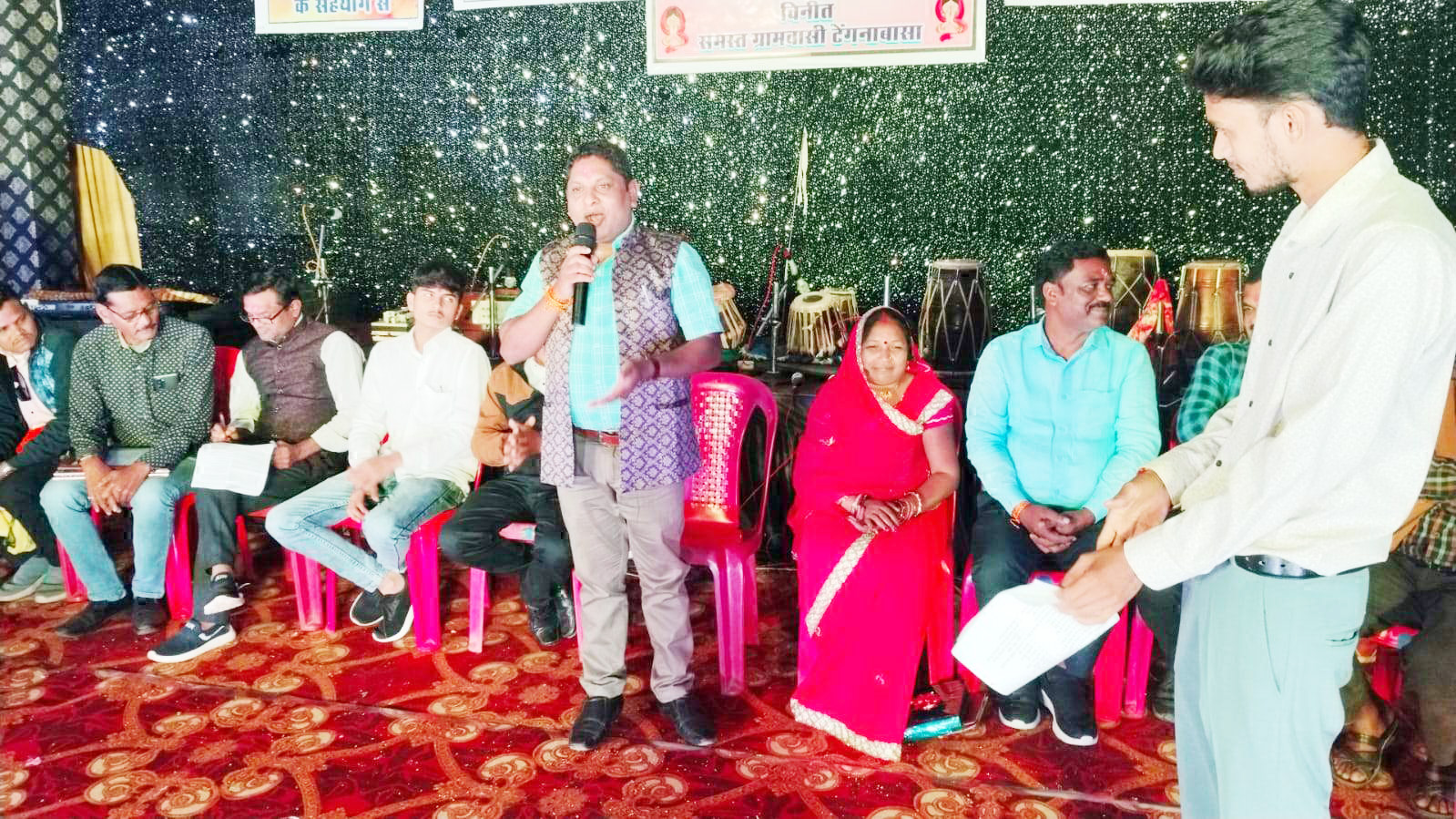 मातर महोत्सव में शामिल हुए रूपसिंग