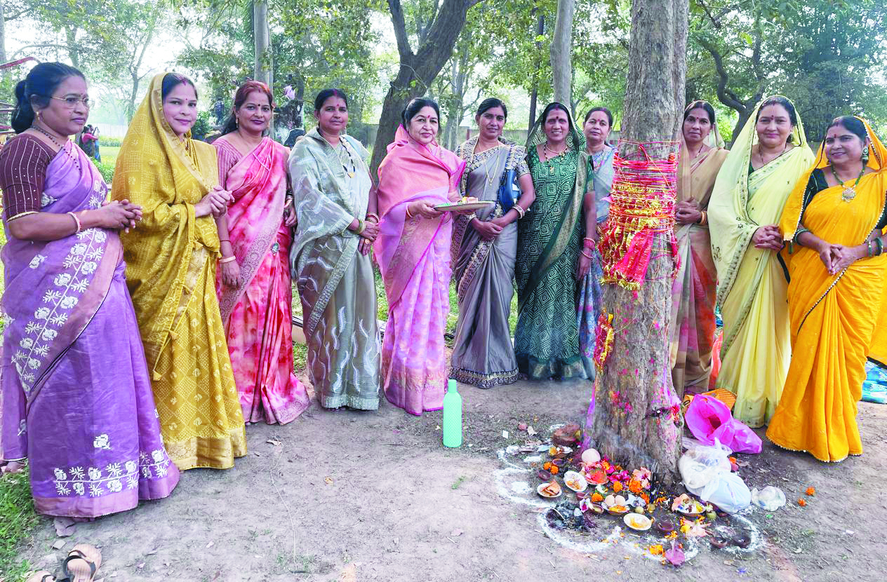 कर्मा जागृति महिला मंच ने मनाई आंवला नवमी कर्मा जागृति महिला मंच ने मनाई आंवला नवमी