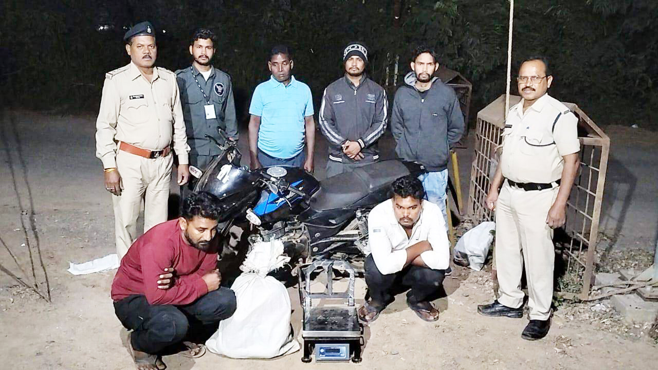  अवैध गांजा जब्त