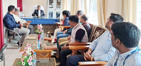 नेशनल लोक अदालत की तैयारी बैठक नेशनल लोक अदालत की तैयारी बैठक