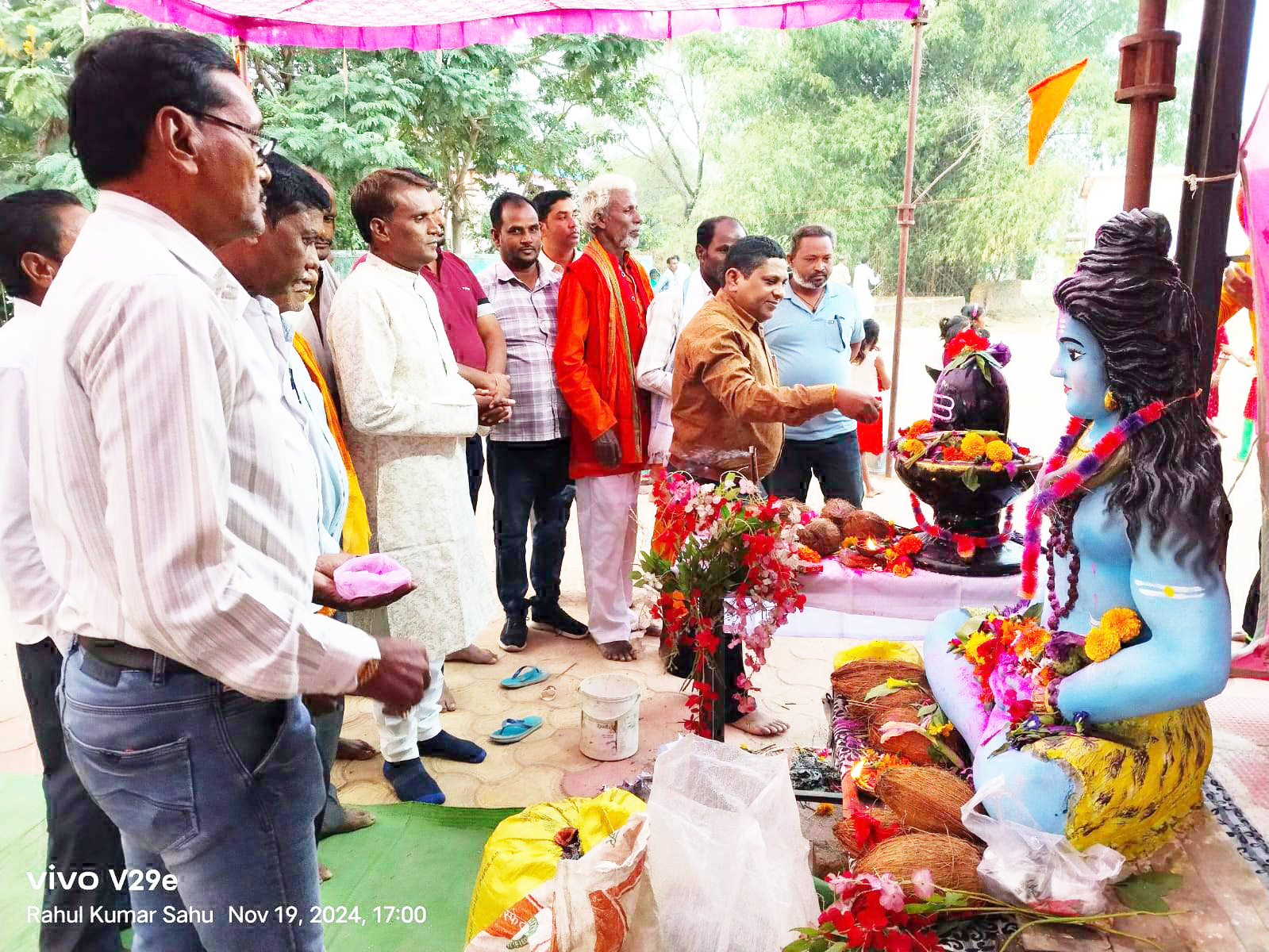 शिव महापुराण कथा सत्संग में शामिल हुए रूपसिंग शिव महापुराण कथा सत्संग में शामिल हुए रूपसिंग