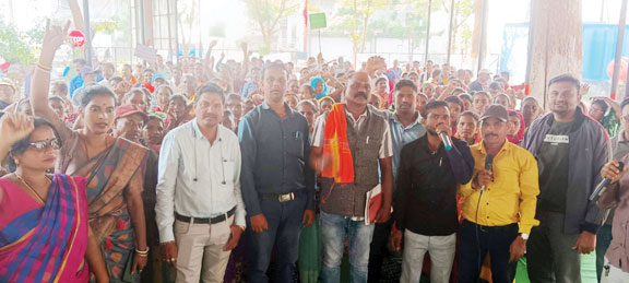 नगरीय निकाय प्लेसमेंट कर्मियों की हड़ताल जारी