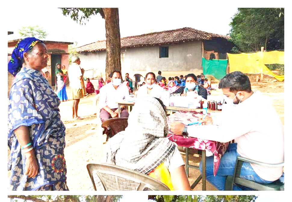 विशेष पिछड़ी जनजाति पहाड़ी कोरवा बस्ती में 37 लोगों का स्वास्थ्य जांच