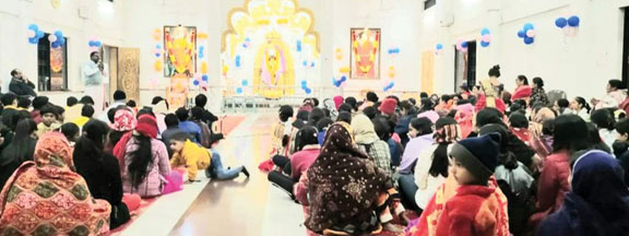 धूमधाम से मना साँई मंदिर का स्थापना दिवस धूमधाम से मना साँई मंदिर का स्थापना दिवस