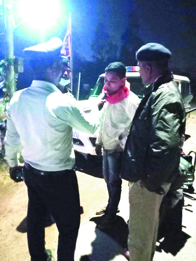 73 वाहन चालकों से 23 हजार वसूला जुर्माना