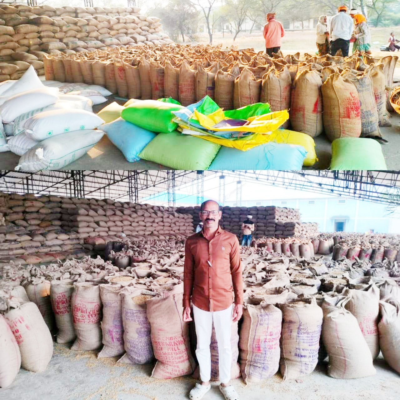 किसानों को तौल को लेकर हो रही परेशानी किसानों को तौल को लेकर हो रही परेशानी