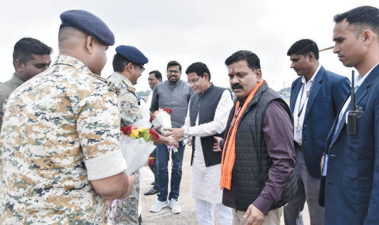 बस्तर ओलंपिक के समापन समारोह की तैयारियों का जायजा लेने पहुंचे गृह मंत्री