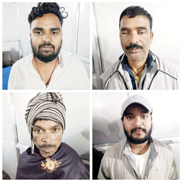 जुआ खेल रहे 4 आरोपी गिरफ्तार