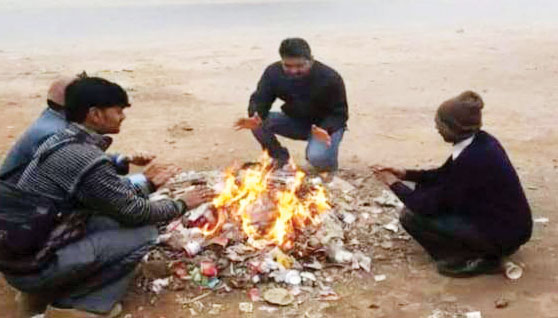 सरगुजा में कड़ाके की ठंड, पारा 6.9 डिग्री पर