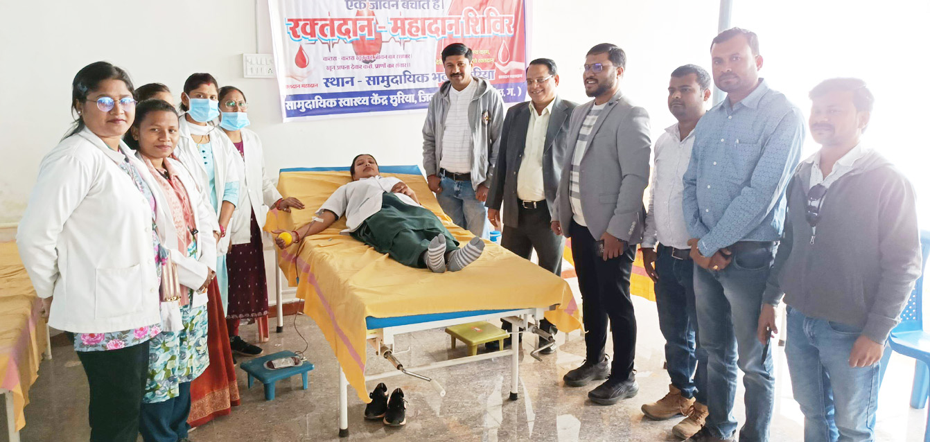 2017 ने कराई स्वास्थ्य जांच, 19 ने किया रक्तदान 